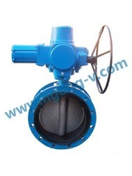 Cast steel electric operation flange butterfly valve